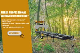 Segheria portatile con rimorchio