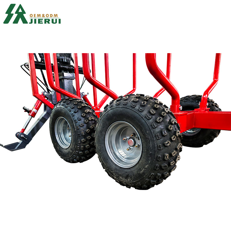 Timber Trailer With Crane