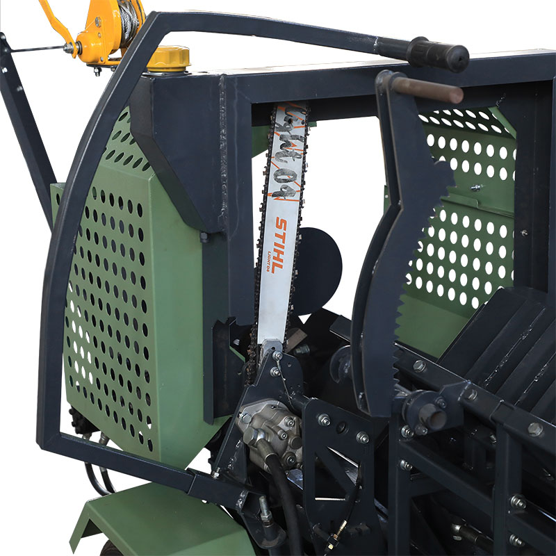 Processore manuale di legna manuale 15t