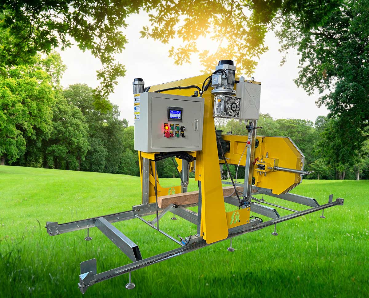 Tragbares elektrisches automatisches Sägewerk Tragbares elektrisches automatisches Sägewerk