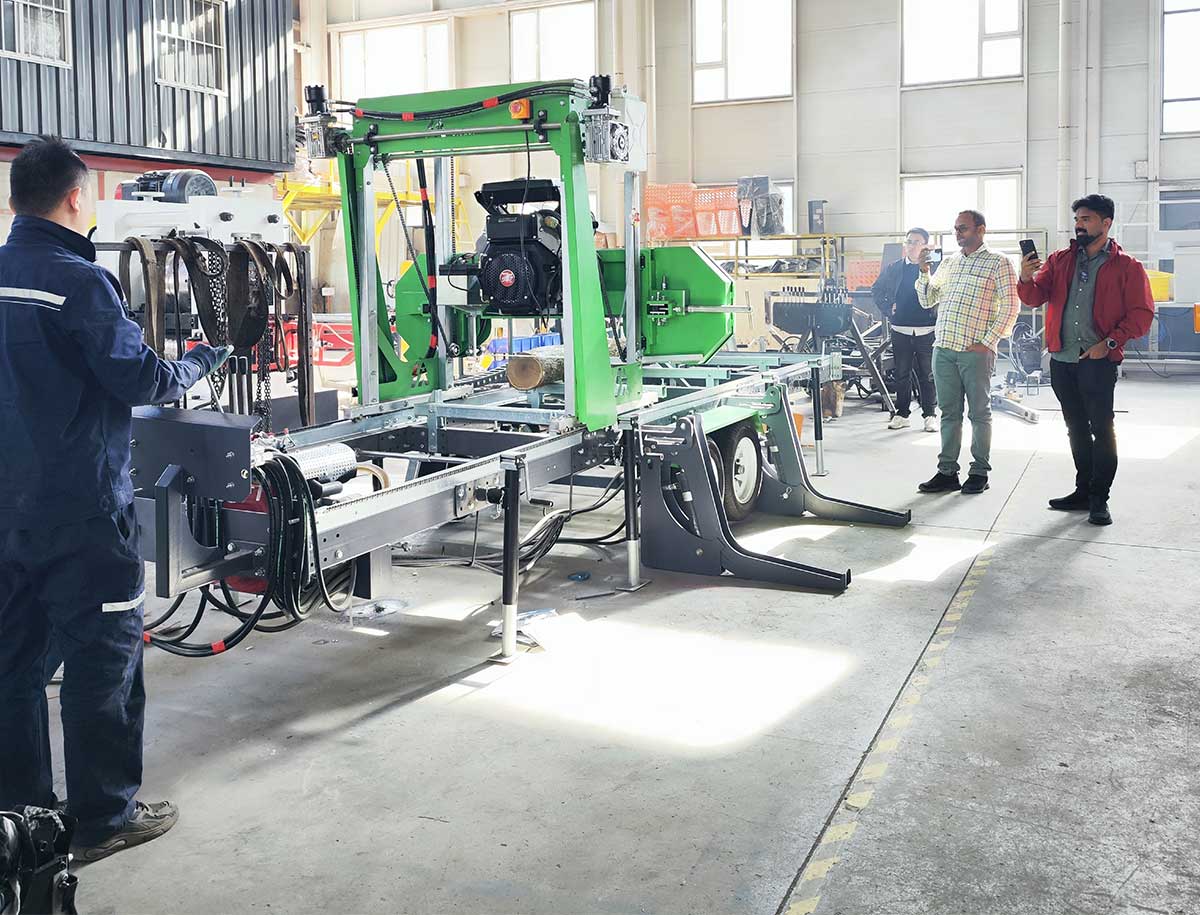 Портативная гидравлическая лесопилка