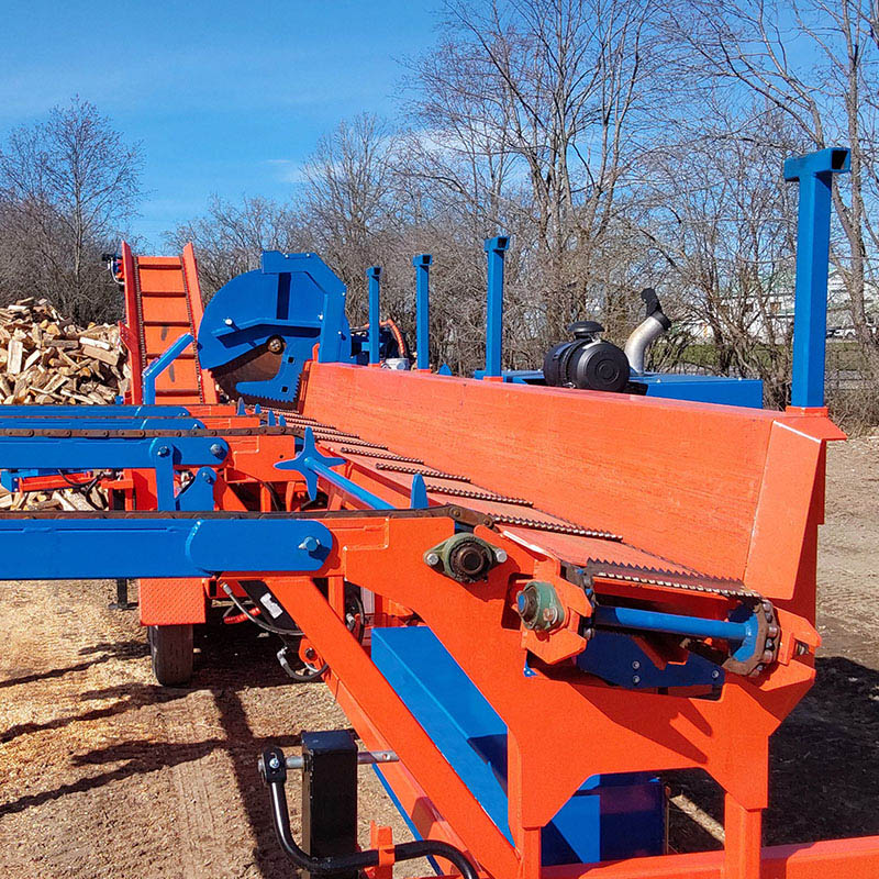 Procesador de madera con transportador
