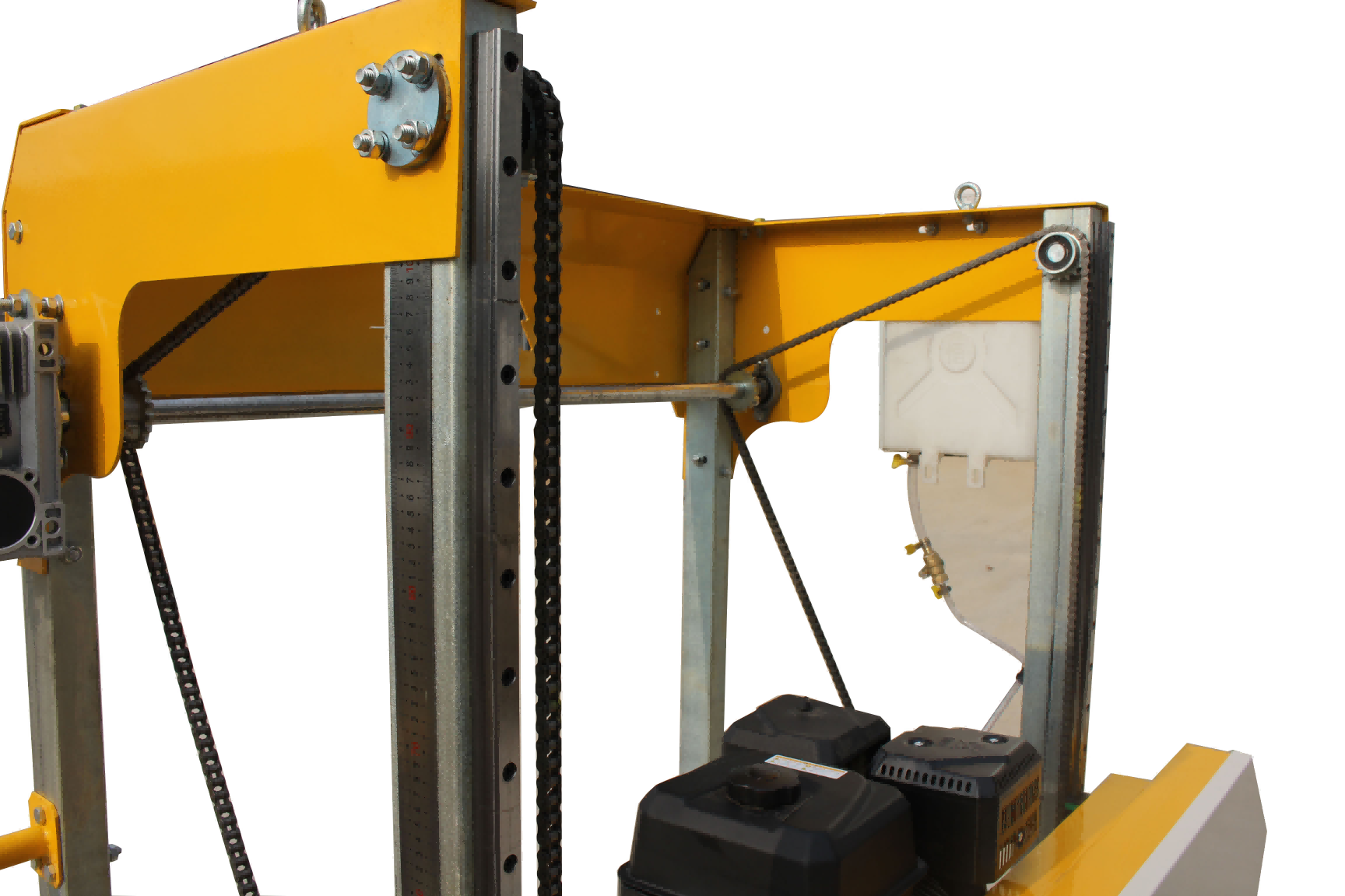 Tragbares Sägewerk mit Anhänger Tragbares Sägewerk mit Anhänger