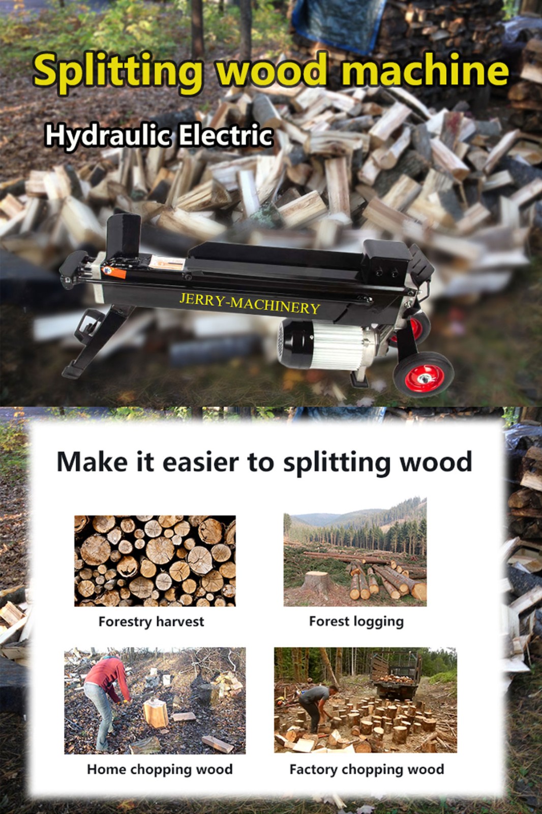 7.5T Wood Log Splitter 7.5T Wood Log Splitter