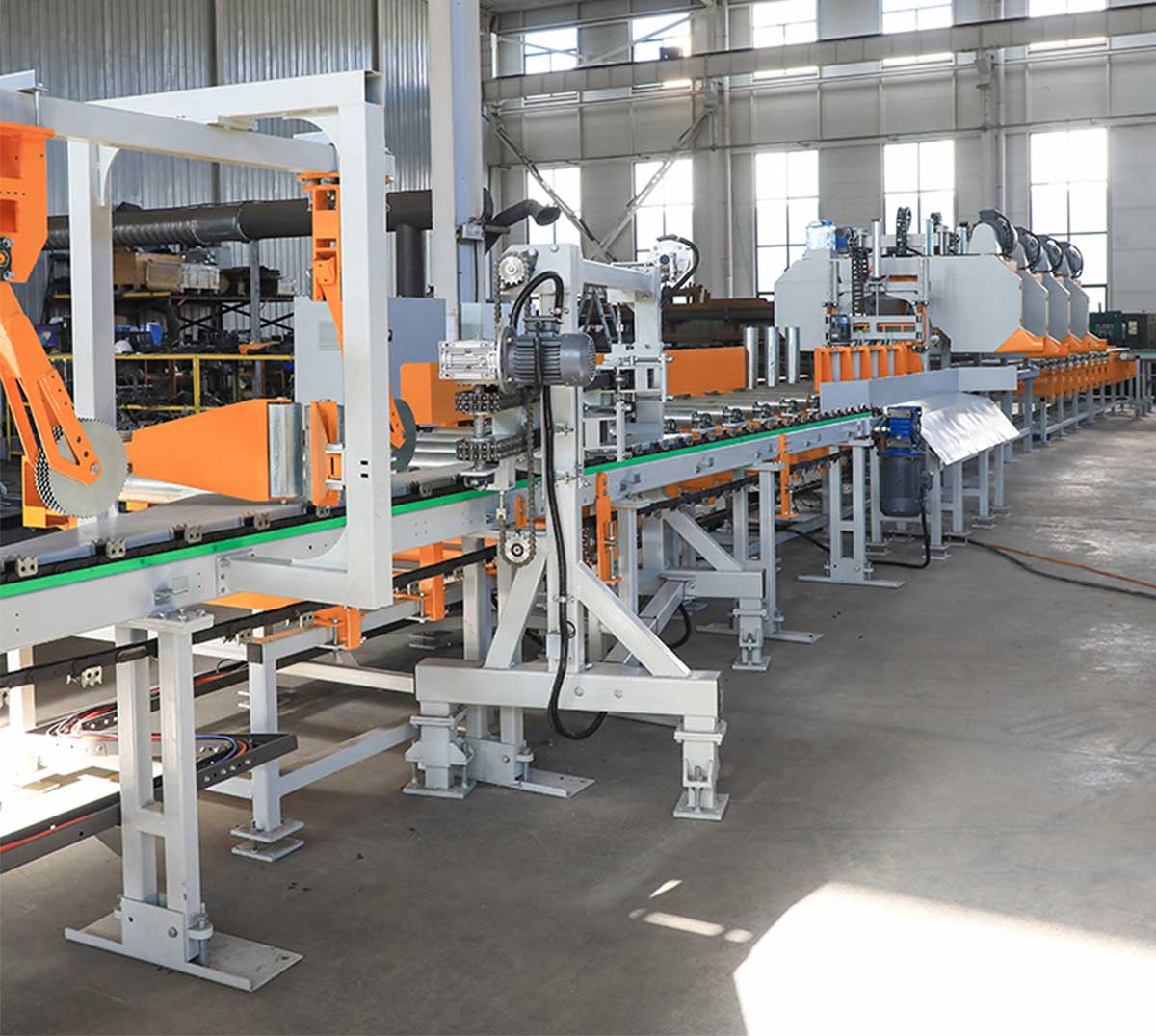 Línea de montaje de aserradero