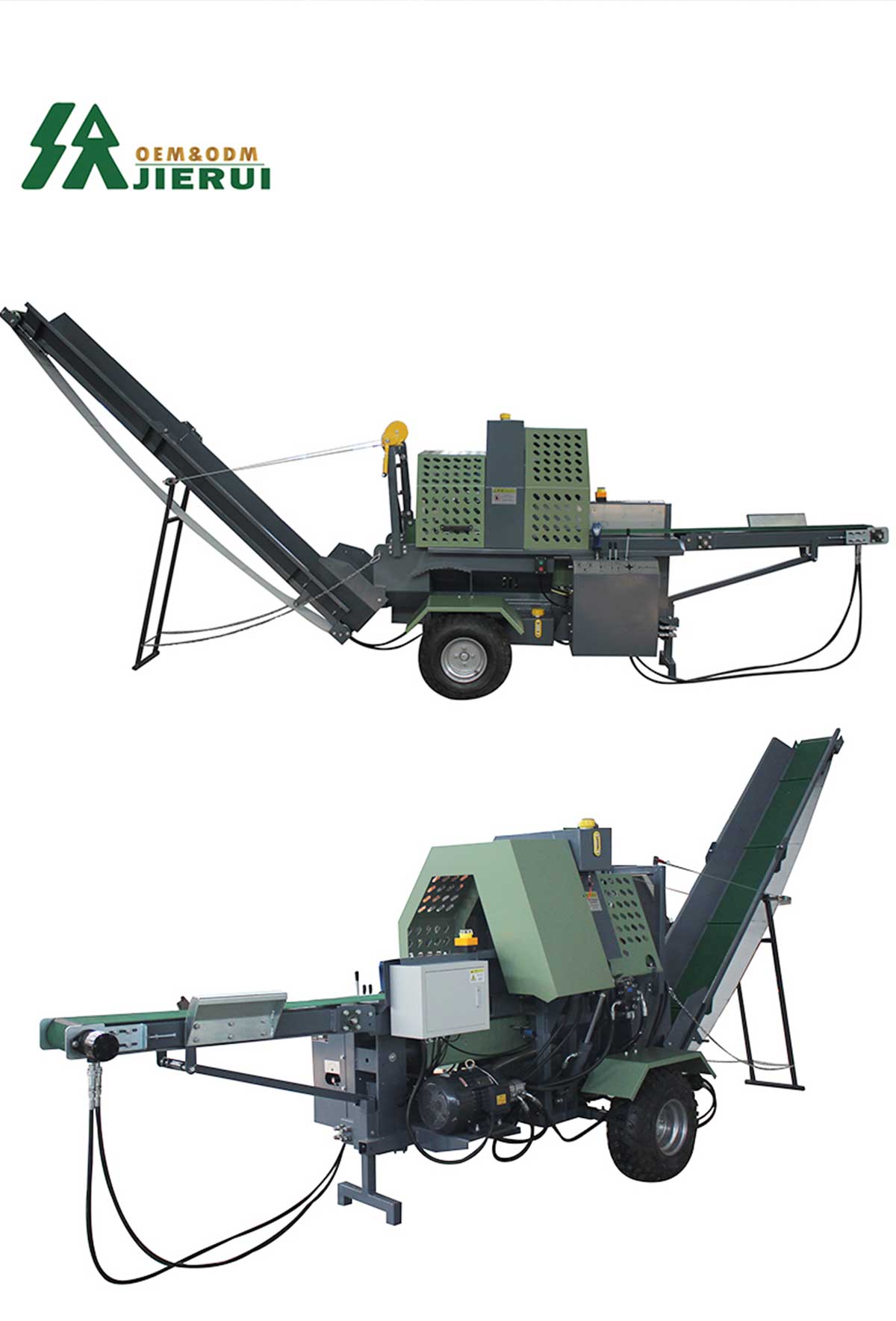 Processore elettrico per legna da ardere