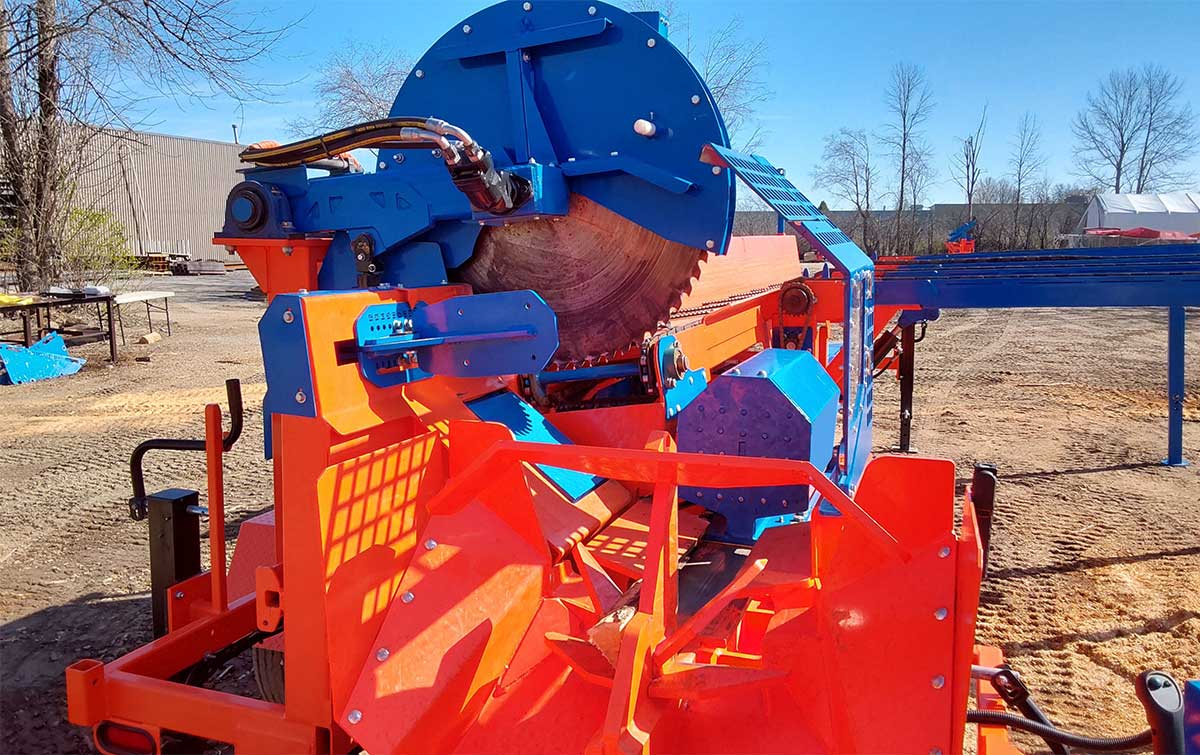 Firewood Cutting Processor Line