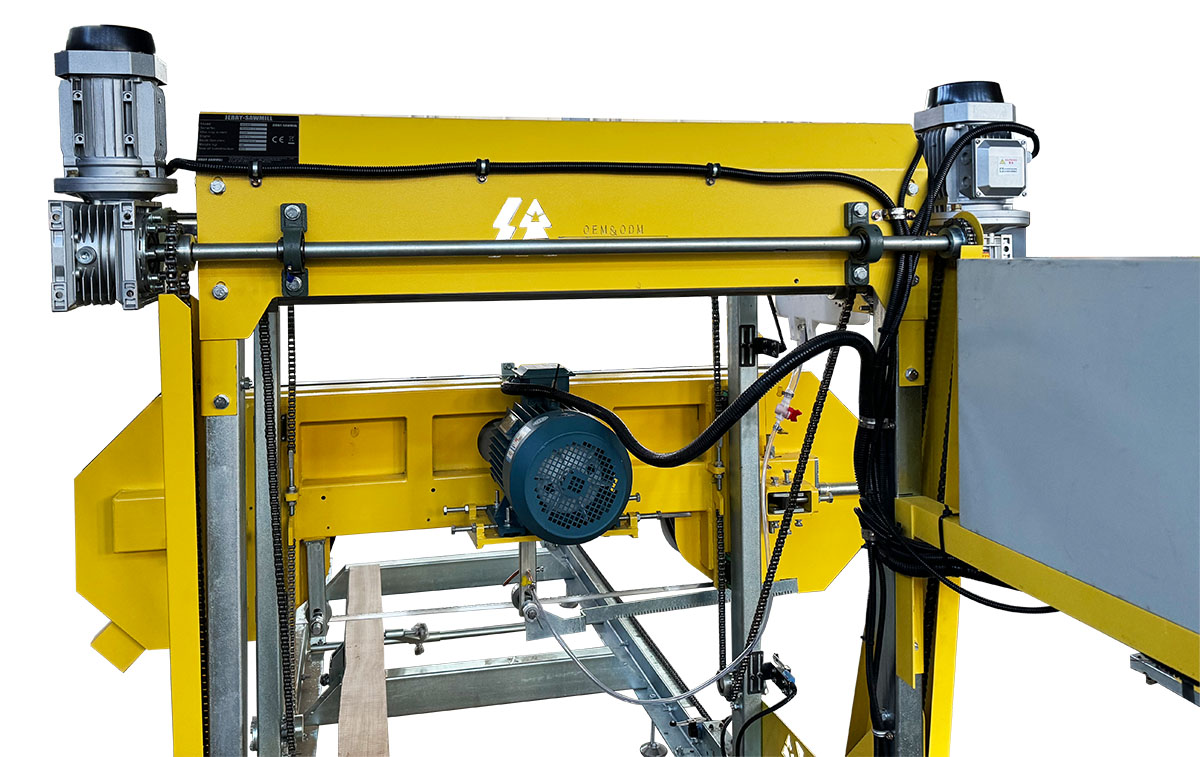 Tragbares elektrisches automatisches Sägewerk Tragbares elektrisches automatisches Sägewerk