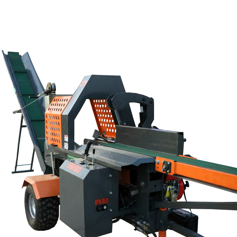 20T Portable Firewood Processor Wood Cutter Machine Factory ...