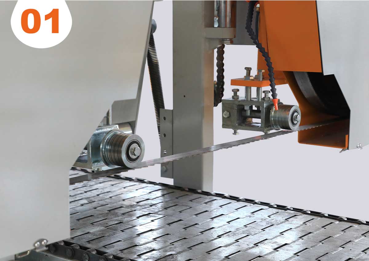 Automatisierte Sägewerkslinie