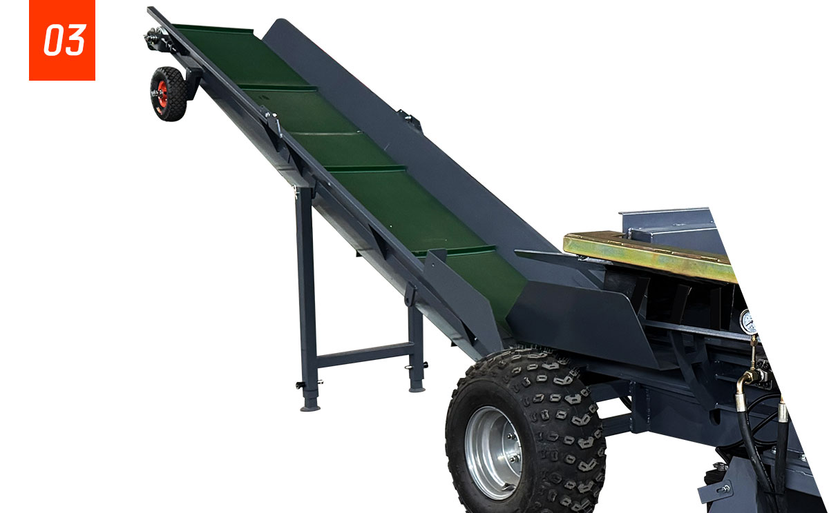 Benzinbetriebener Holzspalter Benzinbetriebener Holzspalter