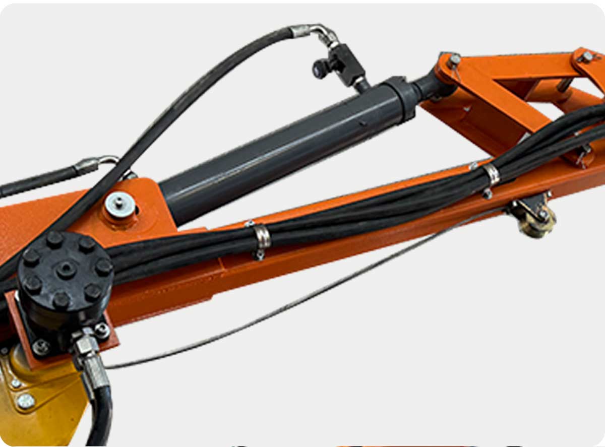 Log Trailer With Crane 