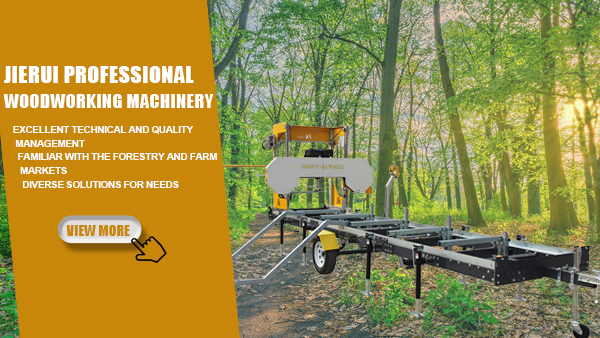 Tragbares Sägewerk mit Anhänger Tragbares Sägewerk mit Anhänger